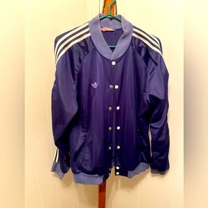 Vintage Adidas  snap jacket